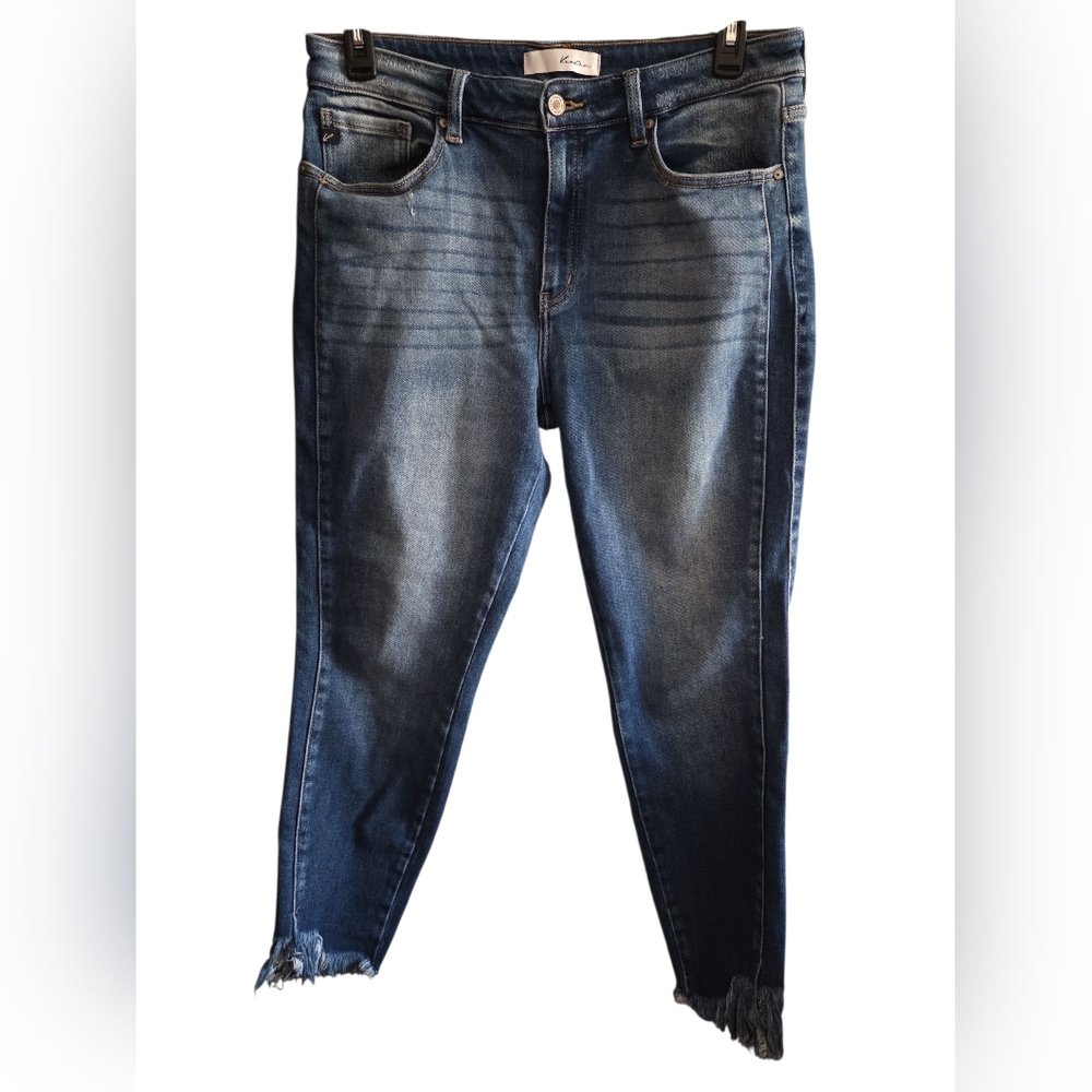 KanCan Blue Ankle Cropped Jeans